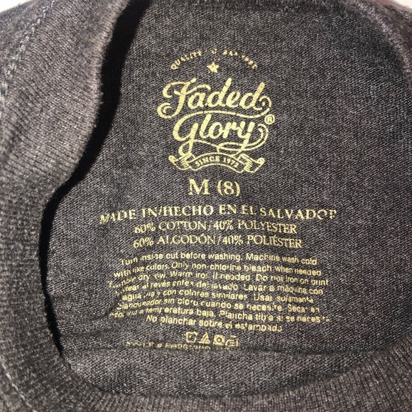 FADED GLORY SIZE 8 GRAY “OHH…SNAP!” DINOSAUR MUSCL - Picture 3 of 4